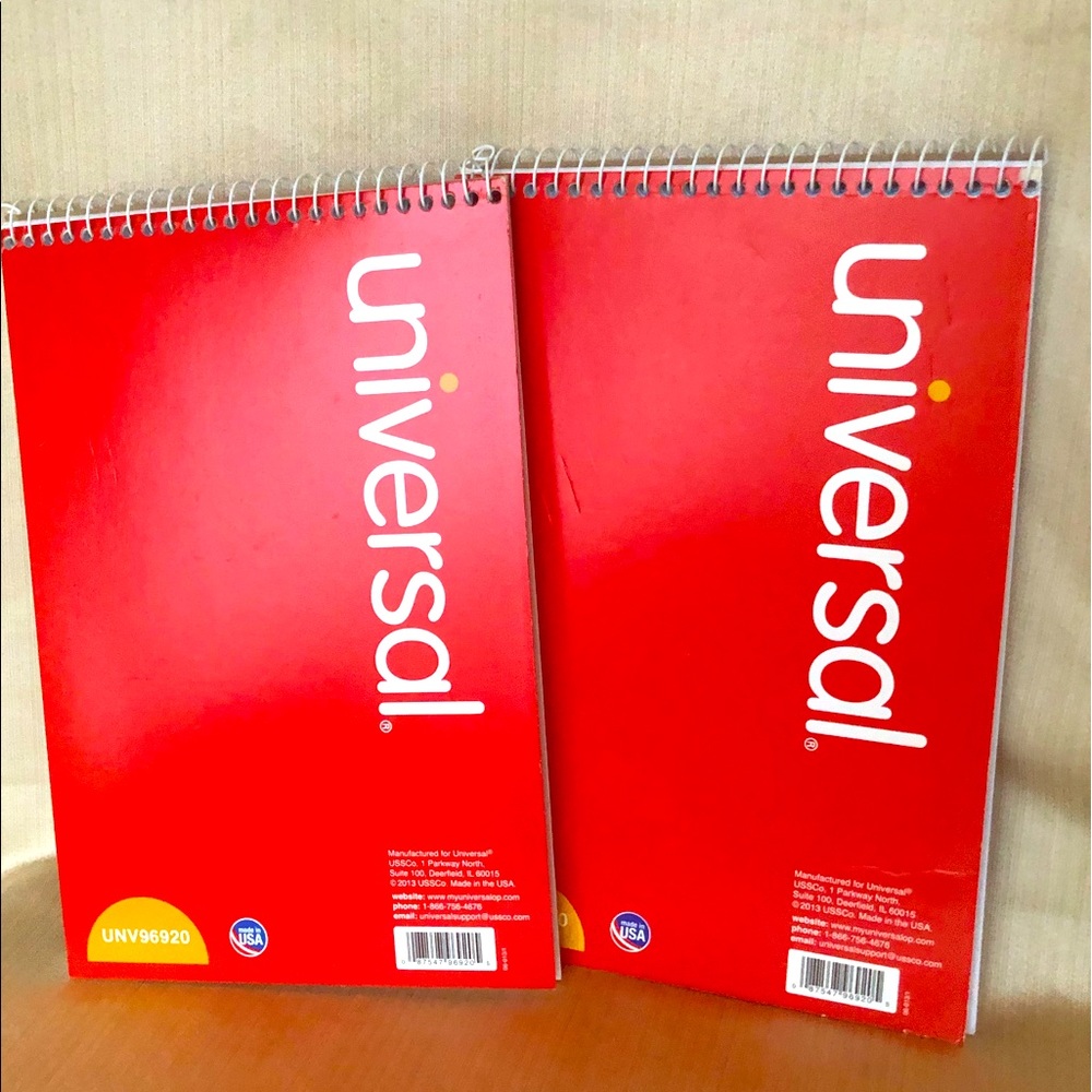 New 2 universal notebooks
